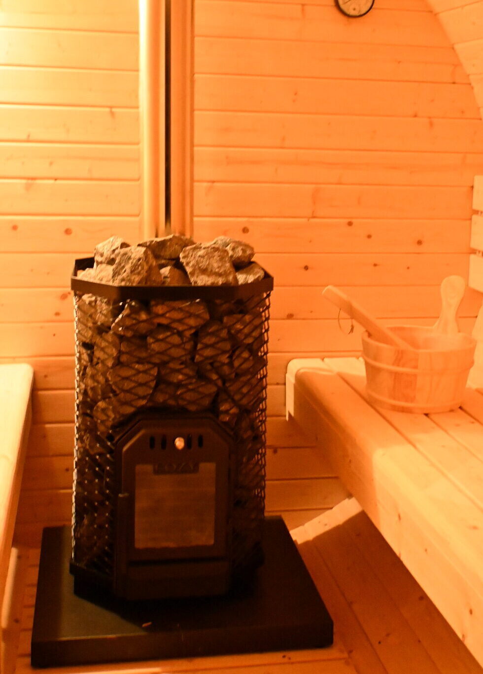 holzofen sauna mieten in minden